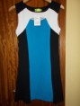 vestido azul/preto br